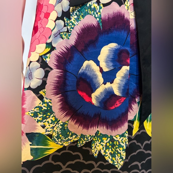 ANTHROPOLOGIE MOULINETTE SOEURS SZ 8 STRAPLESS FLORAL COLORFUL DRESS BOHO CHIC - Picture 8 of 11